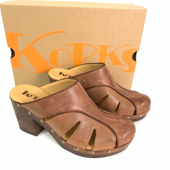 Korks neneh leather clog Clearance